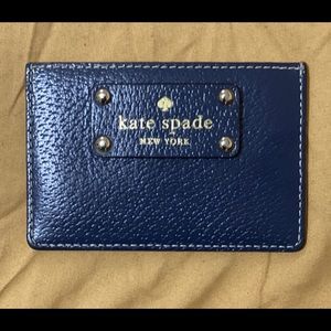 Navy Blue/ Cream Kate Spade Wallet
